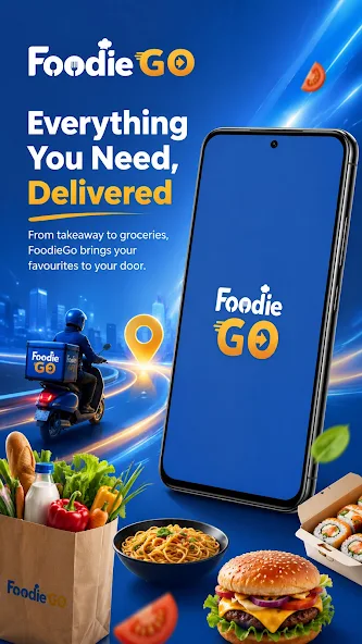 FoodieGo local food and grocery delivery service